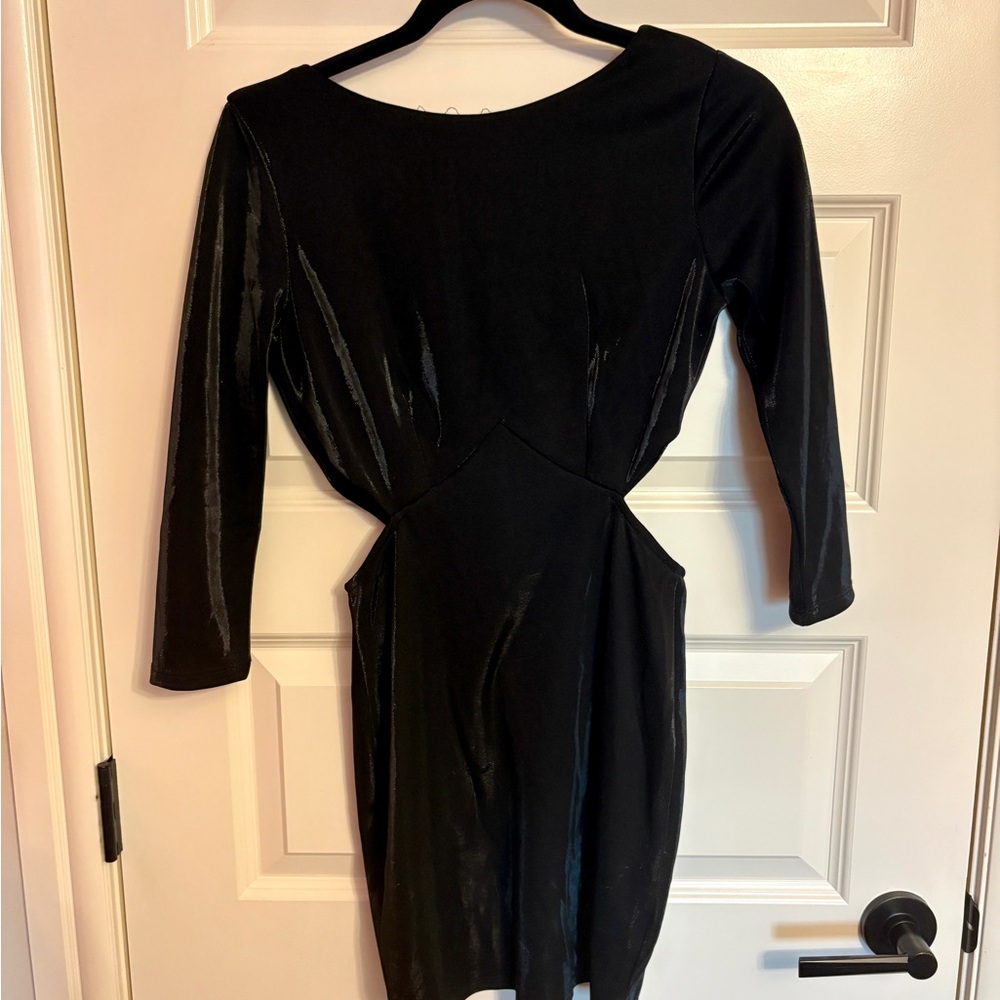 Dynamite Black Backless Dress